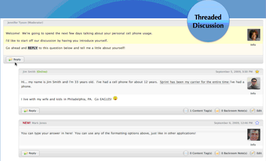 Bulletin Board Focus Groups